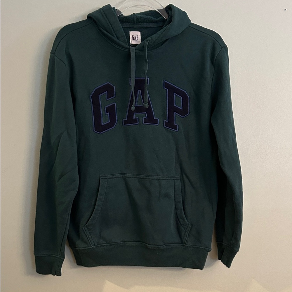 GAP Men's Dark Green Hoodie
